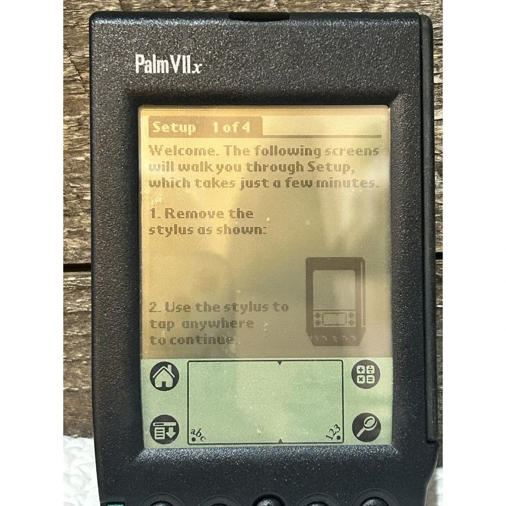 Vintage Palm VIIx PDA Handheld‎ Organizer w/ Stylus & Zipper Case